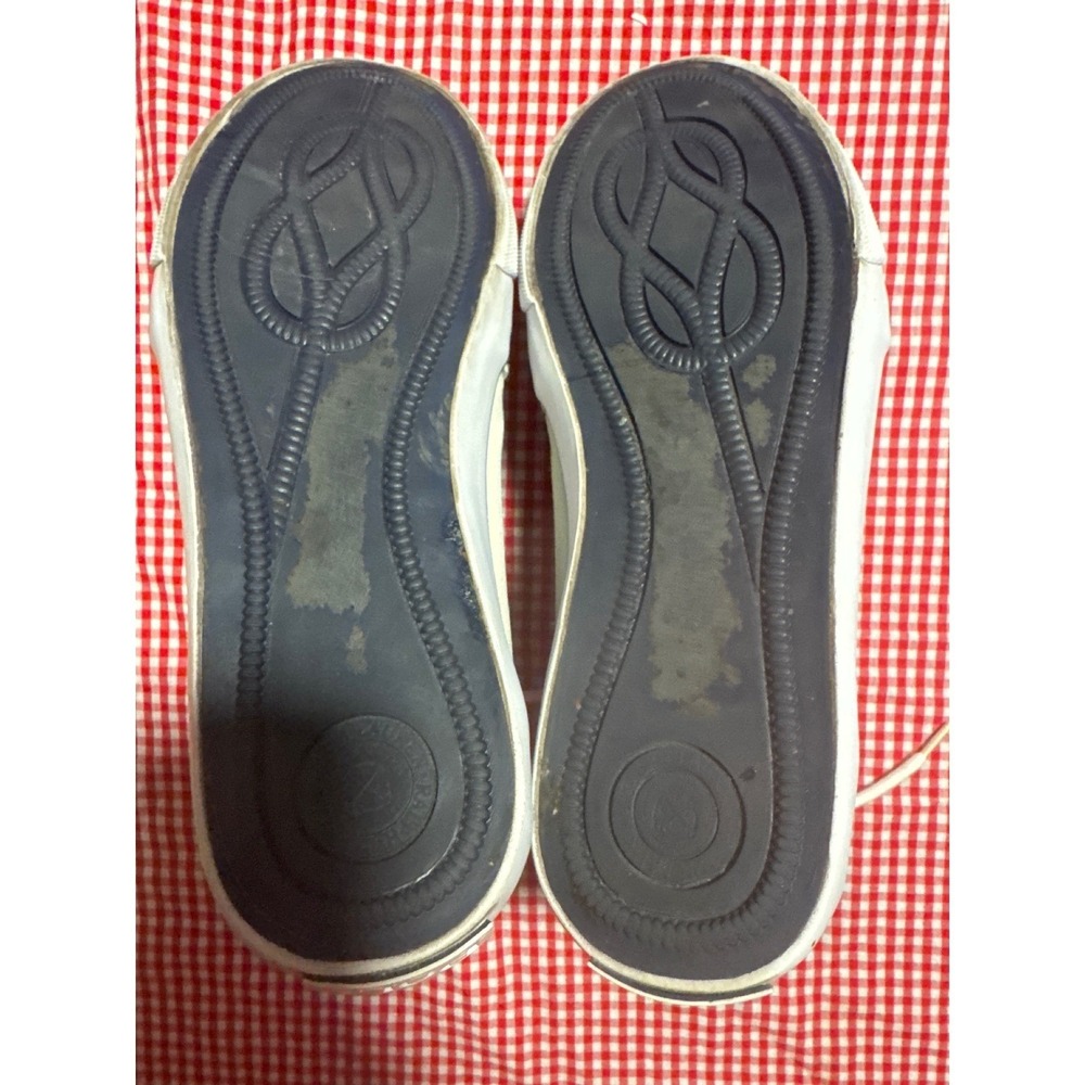 Polo Ralph Lauren Women Canvas Plaid High Top Sneakers Shoes Size 5.5 - Picture 7 of 7